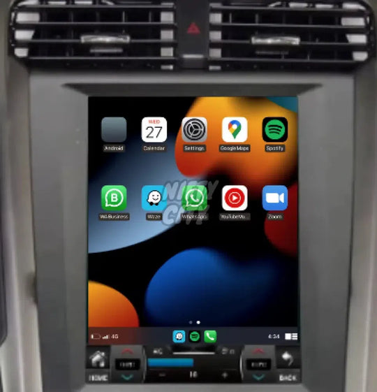 Ford Mondeo 2013-2019 Apple CarPlay & Android Auto Tesla-Style - Nifty City
