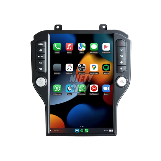Ford Mustang 2015-2019 Apple CarPlay & Android Auto Tesla-Style 14.5" - Nifty City