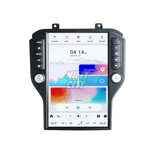 Ford Mustang 2015-2019 Apple CarPlay & Android Auto Tesla-Style 14.5" - Nifty City