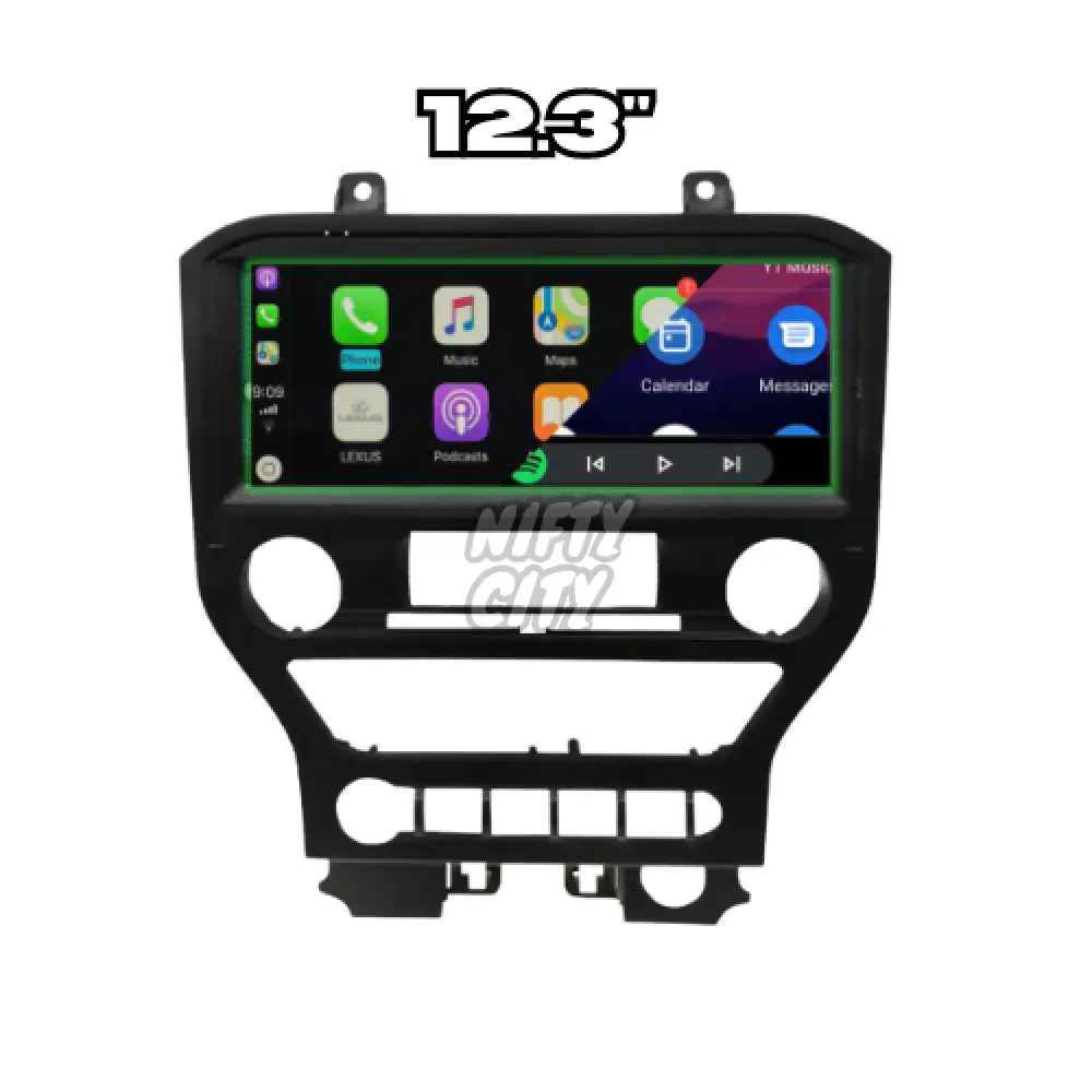 Ford Mustang 2015-2023 Apple CarPlay & Android Auto Ultra-Wide Screen 12.3" - Nifty City