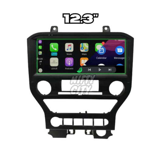 Ford Mustang 2015-2023 Apple CarPlay & Android Auto Ultra-Wide Screen 12.3" - Nifty City