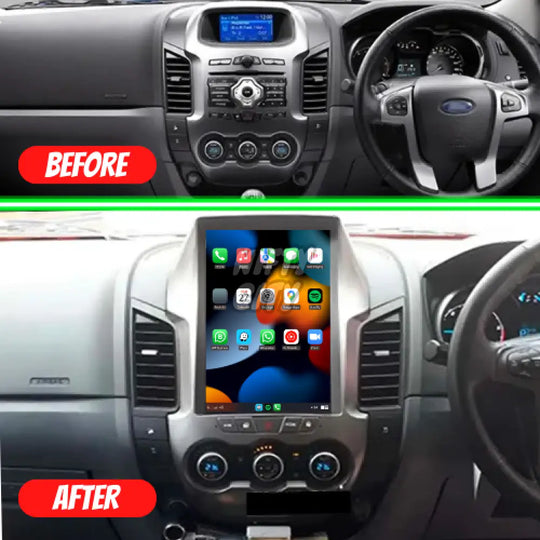 Ford Ranger 2015-2022 Apple CarPlay & Android Auto Tesla-Style 12.3" - Nifty City