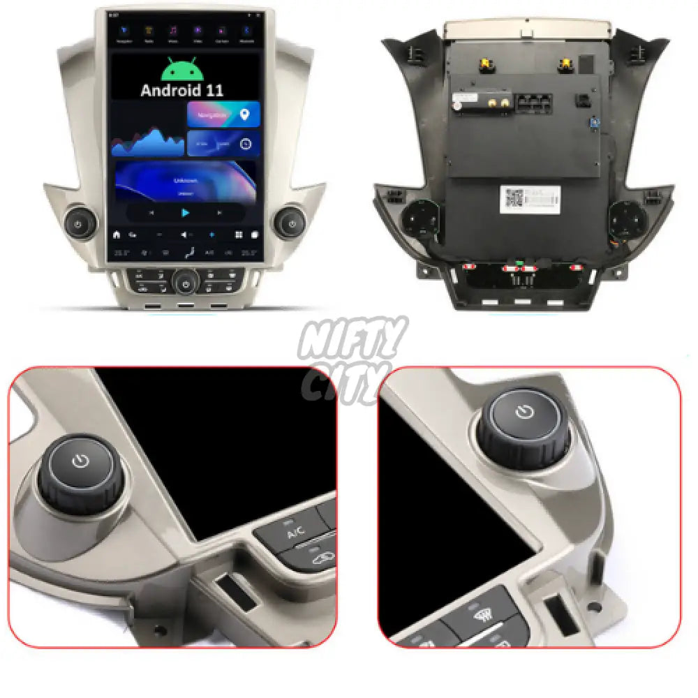 GMC Yukon 2015-2018 Apple CarPlay & Android Auto Tesla-Style 14.4" - Nifty City