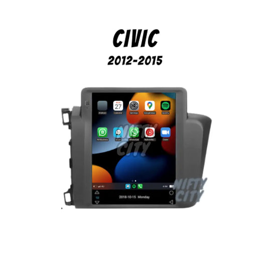 Honda Civic 2006-2020 Apple CarPlay & Android Auto Tesla-Style - Nifty City