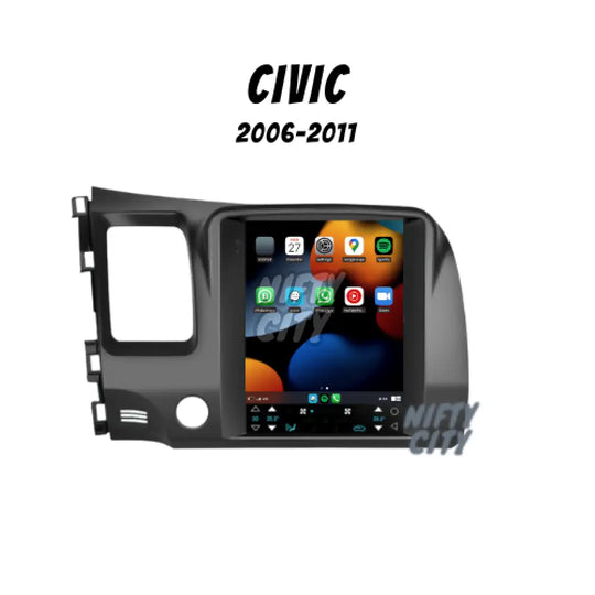Honda Civic 2006-2020 Apple CarPlay & Android Auto Tesla-Style - Nifty City