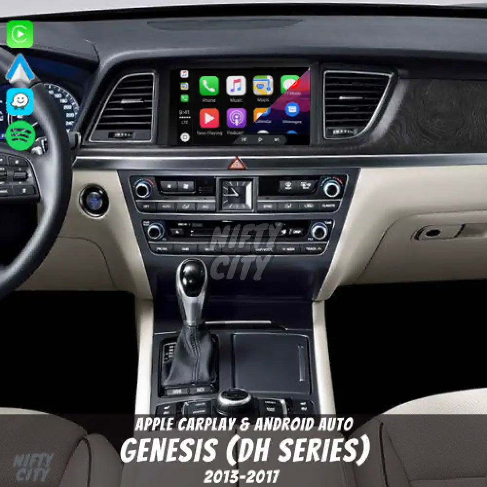 Hyundai Genesis 2013-2017 Apple CarPlay & Android Auto OEM Integration - Nifty City