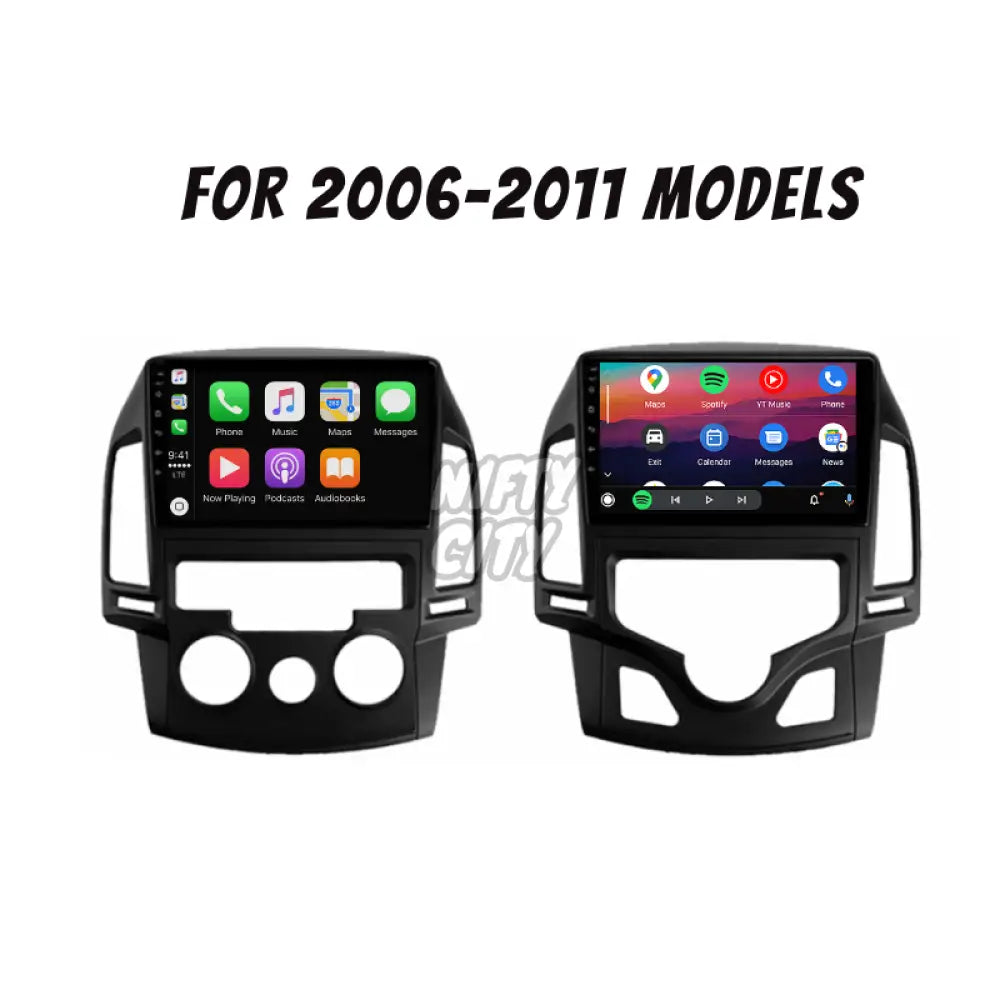 Hyundai i30 2006-2017 Apple CarPlay & Android Auto Integration - Nifty City
