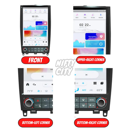 Infiniti EX 2008-2014 Apple CarPlay & Android Auto Tesla-Style 12.1" - Nifty City
