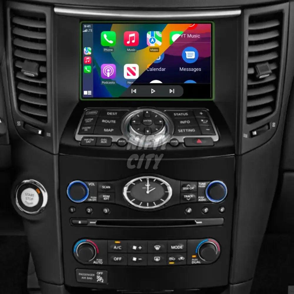 Infiniti FX35, FX37, FX50 2008-2013 Apple CarPlay & Android Auto OEM Integration - Nifty City
