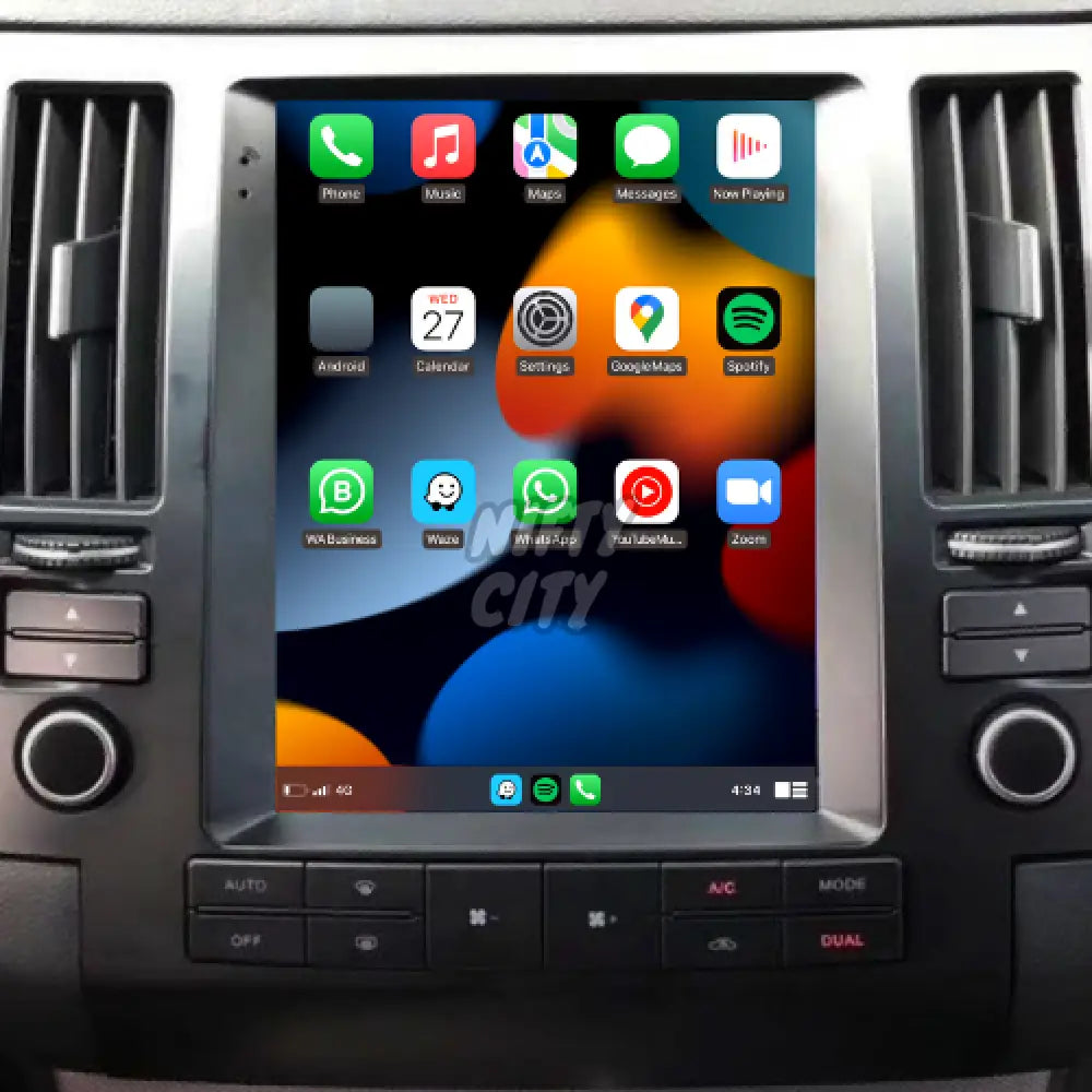 Infiniti FX35 FX45 FX37 FX50 2003-2014 Apple CarPlay & Android Auto Tesla-Style - Nifty City