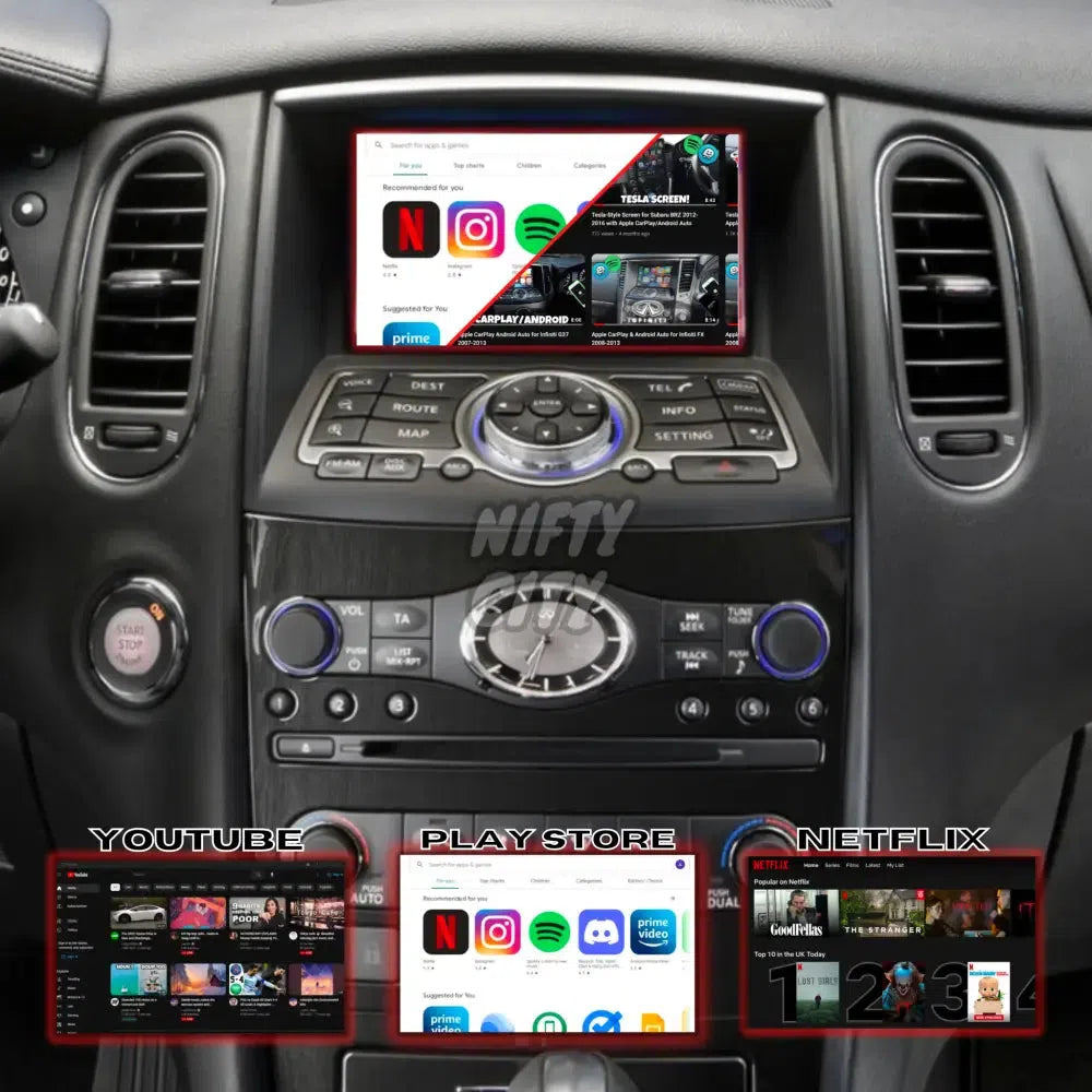 Infiniti G25 2010-2012 Apple CarPlay & Android Auto (Advanced) - Nifty City