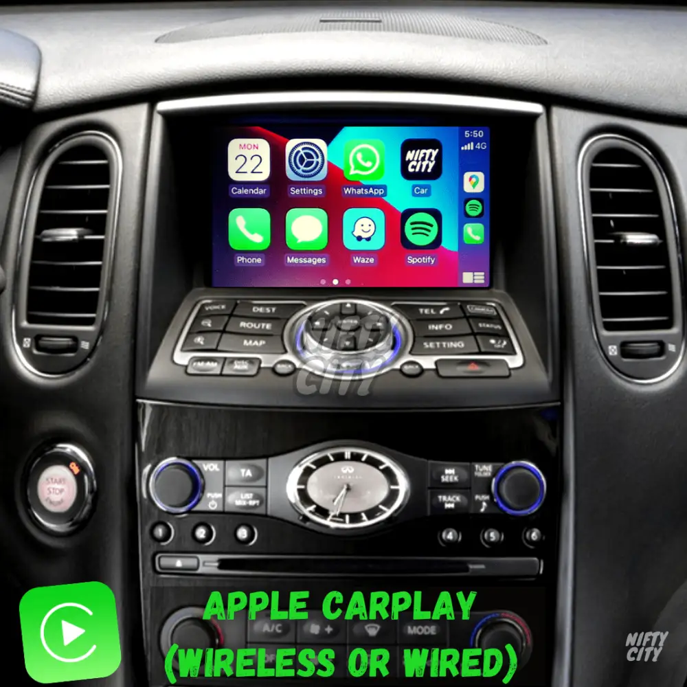 Infiniti G25 2010-2012 Apple CarPlay & Android Auto (Advanced) - Nifty City
