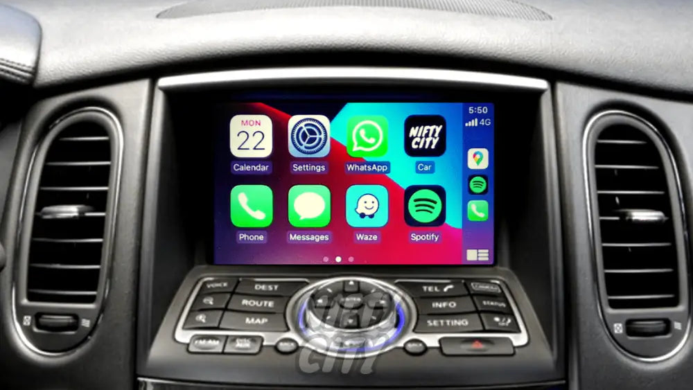 Infiniti G37 2010-2013 Apple CarPlay & Android Auto (Advanced) - Nifty City