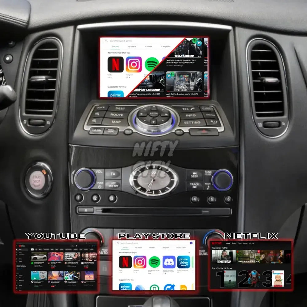 Infiniti G37 2007-2013 Apple CarPlay & Android Auto (Advanced) - Nifty City