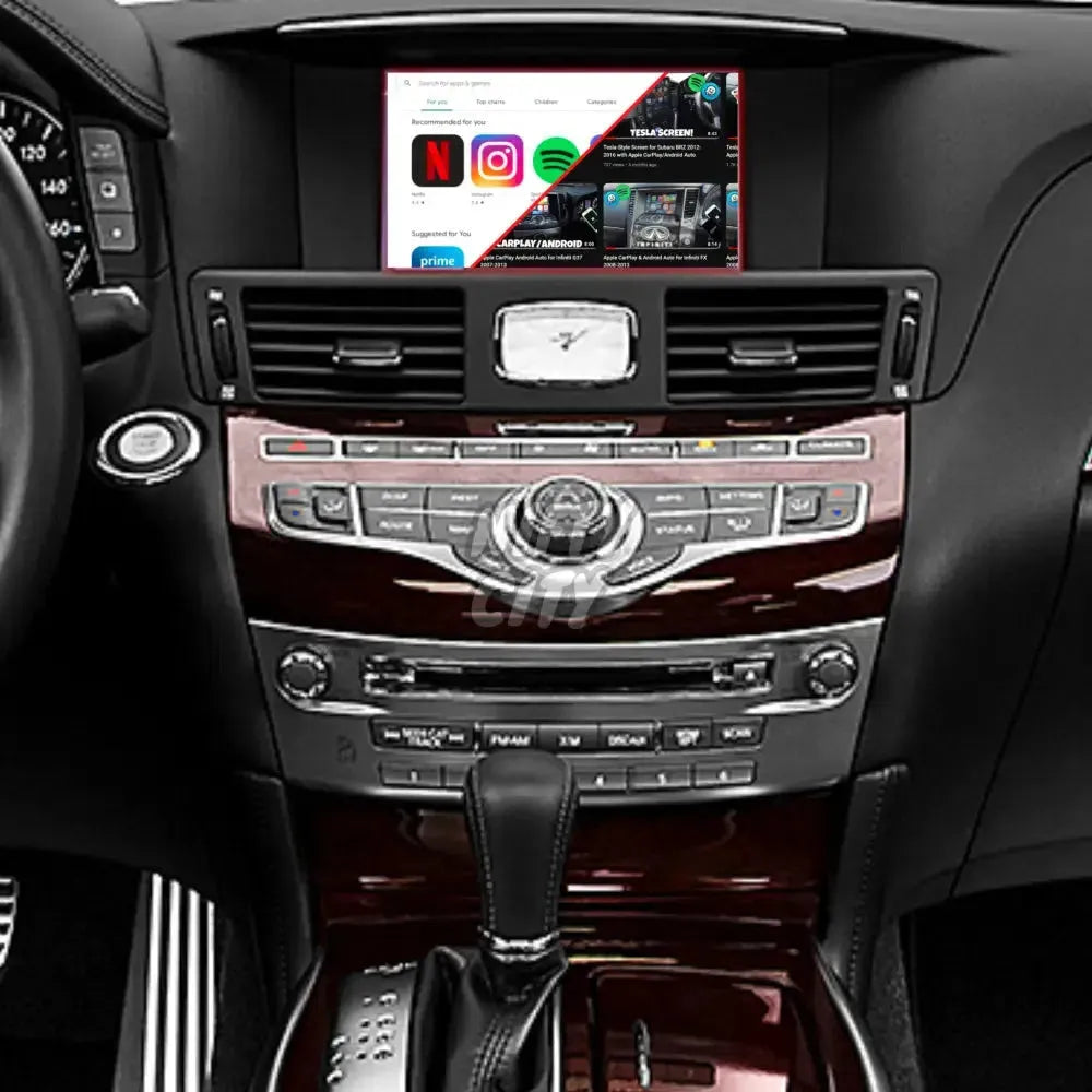 Infiniti M 2010-2020 Apple CarPlay & Android Auto OEM Integration