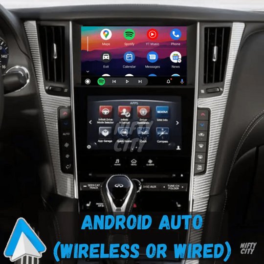 Infiniti Q60 2013-2020 Wireless Apple CarPlay & Android Auto (Advanced) - Nifty City