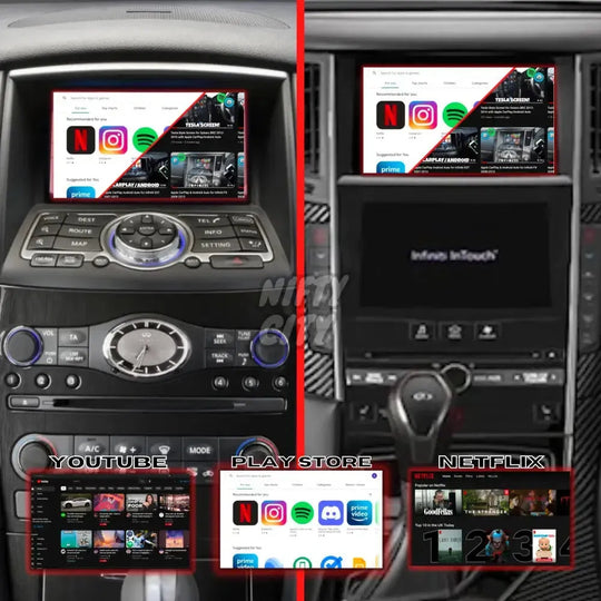 Infiniti Q60 2013-2020 Apple CarPlay & Android Auto (Advanced) - Nifty City