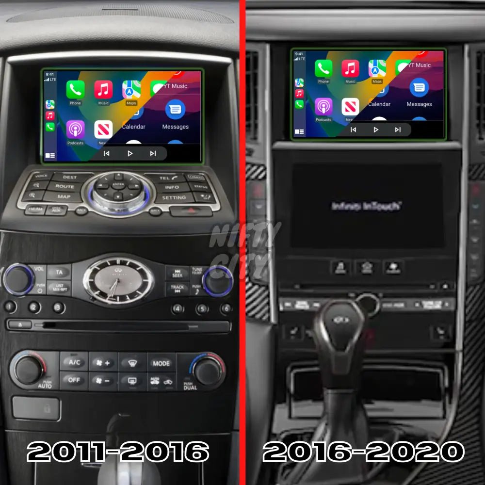 Infiniti Q60 2013-2020 Apple CarPlay & Android Auto (Advanced) - Nifty City