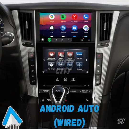 Infiniti Q60 2013-2020 Wireless Apple CarPlay & Android Auto OEM Integration - Nifty City