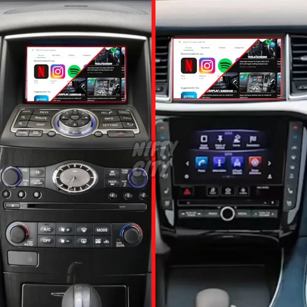 Infiniti QX50 2011-2020 Apple CarPlay & Android Auto (Advanced) - Nifty City