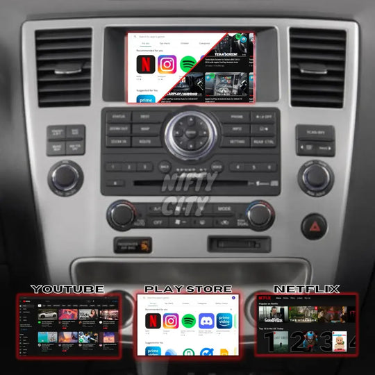 Infiniti QX56 2008-2010 Apple CarPlay & Android Auto OEM Integration - Nifty City