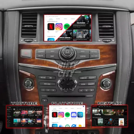 Infiniti QX56 2011-2013 Apple CarPlay & Android Auto (Advanced) - Nifty City