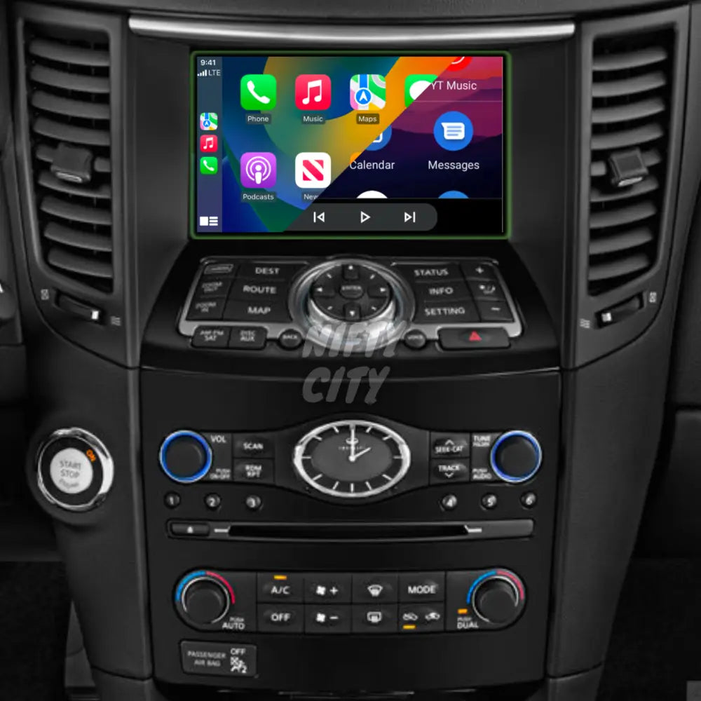 Infiniti QX70 2011-2018 Apple CarPlay & Android Auto (Advanced) - Nifty City