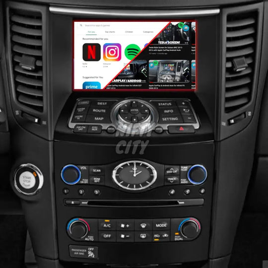 Infiniti QX70 2011-2018 Apple CarPlay & Android Auto (Advanced) - Nifty City