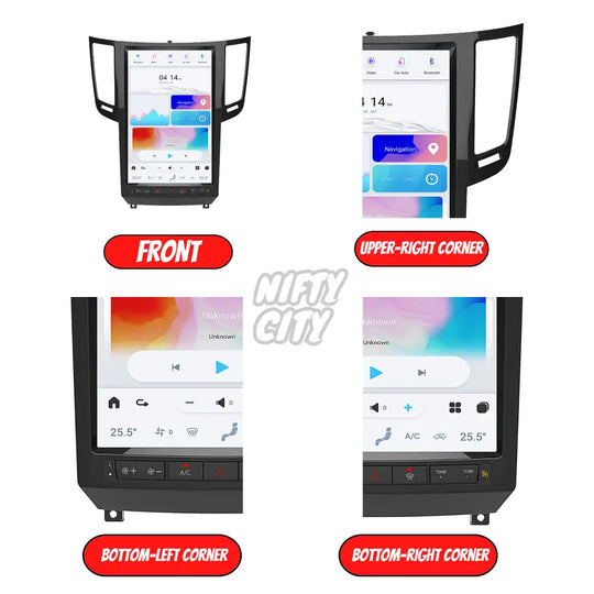 Infiniti QX70 2013-2018 Apple CarPlay & Android Auto Tesla-Style - Nifty City