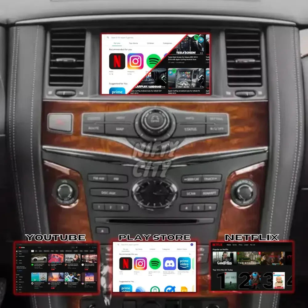 Infiniti QX80 2013-2020 Apple CarPlay & Android Auto Interface (Advanced) - Nifty City