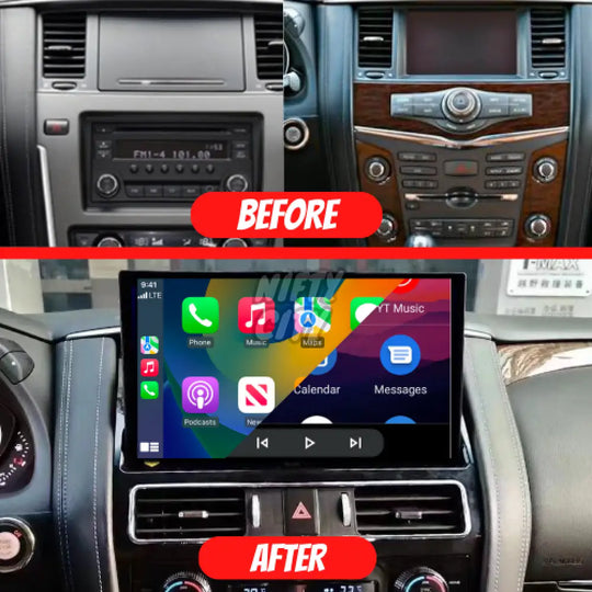 Infiniti QX80 2013-2020 Apple CarPlay & Android Auto Ultra-Wide Screen 13.3" - Nifty City