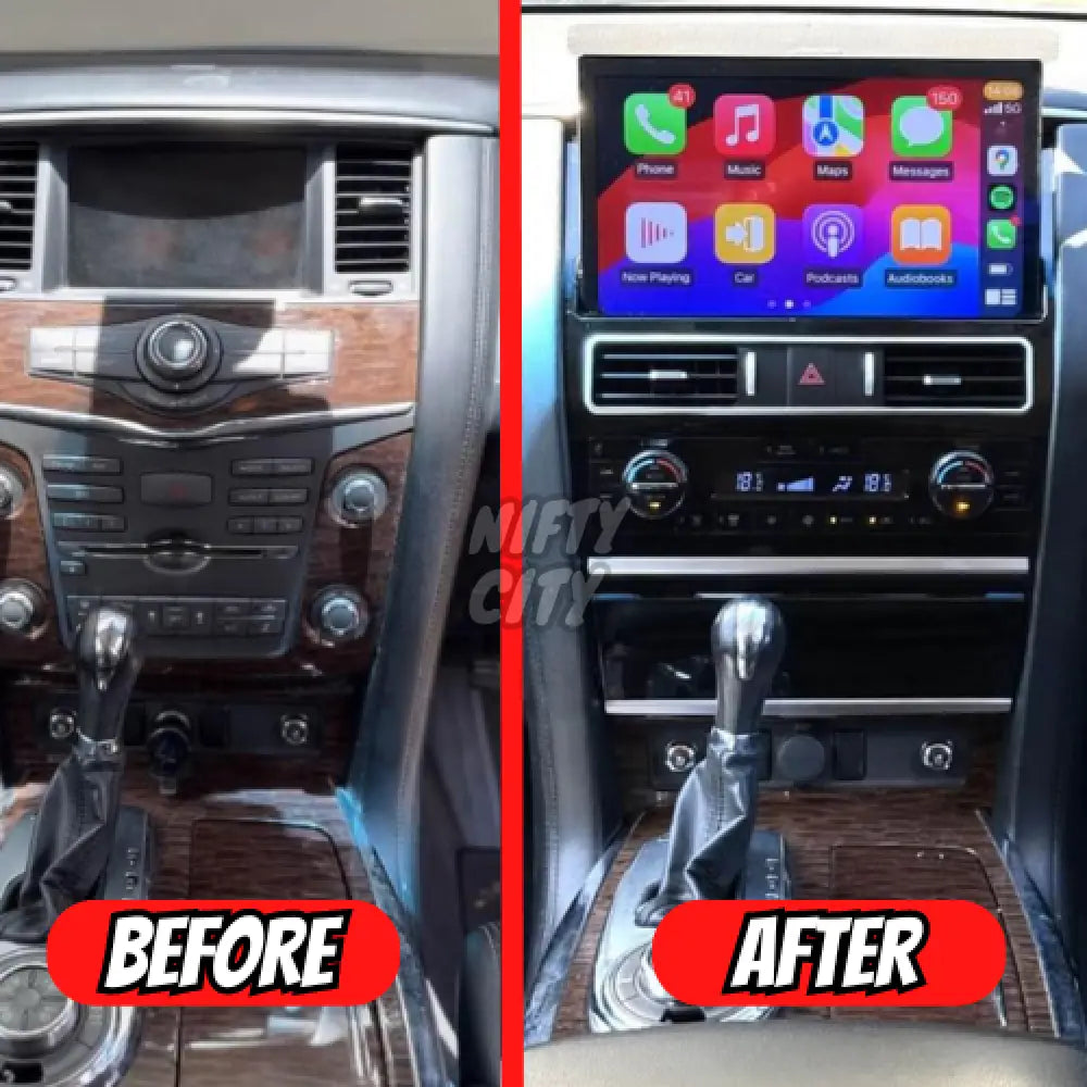 Infiniti QX80 2013-2020 Apple CarPlay & Android Auto Ultra-Wide Screen 13.3" - Nifty City