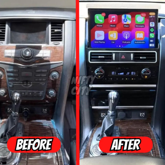 Infiniti QX80 2013-2020 Apple CarPlay & Android Auto Ultra-Wide Screen 13.3" - Nifty City