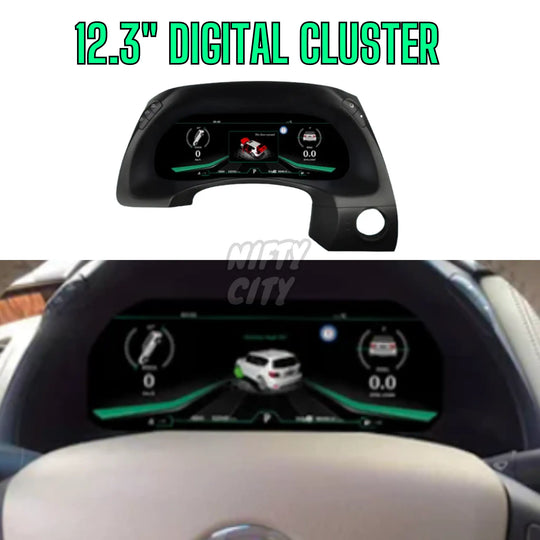 Nissan Patrol 2010-2021 Fitout Set (13.3" Screen + 12.3" Digital Cluster + Centre Console) - Nifty City