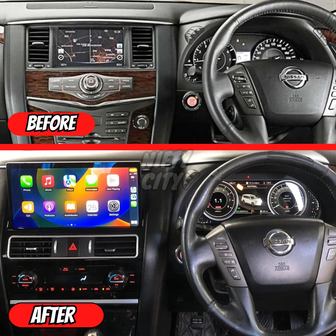 Infiniti Qx80 2013-2020 Fitout Set (13.3’ Screen 12.3’ Digital Cluster & Centre Console)