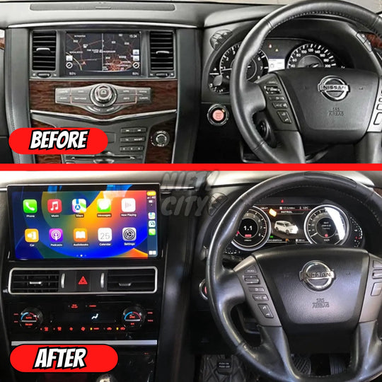 Infiniti Qx80 2013-2020 Fitout Set (13.3’ Screen 12.3’ Digital Cluster & Centre Console)
