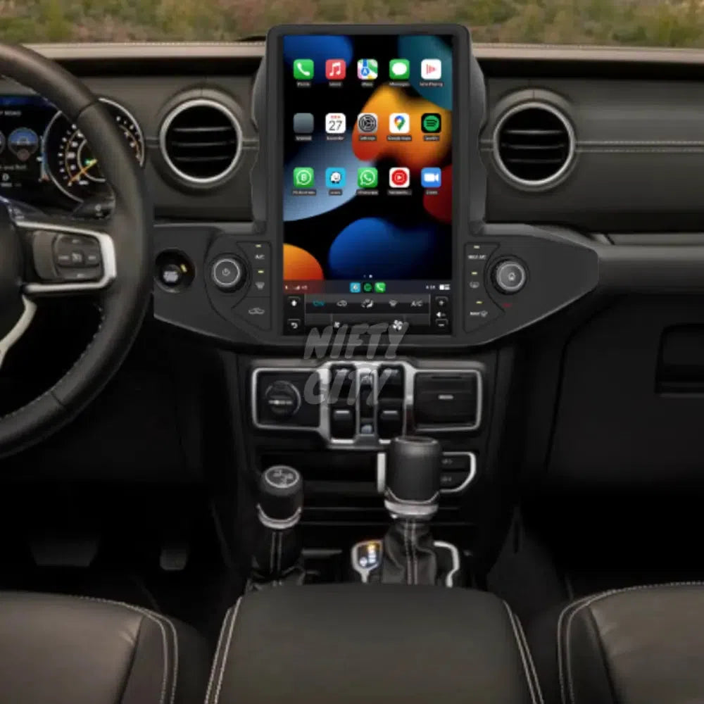 Jeep Gladiator 2018-2021 Apple CarPlay & Android Auto Tesla-Style - Nifty City