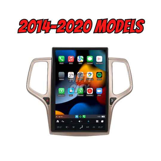 Jeep Grand Cherokee 2010-2020 Apple CarPlay & Android Auto Tesla-Style - Nifty City