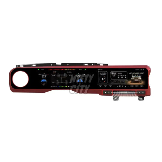 Jeep Wrangler 2018-2023 Digital Instrument Cluster Dash Upgrade Long Qled Screen