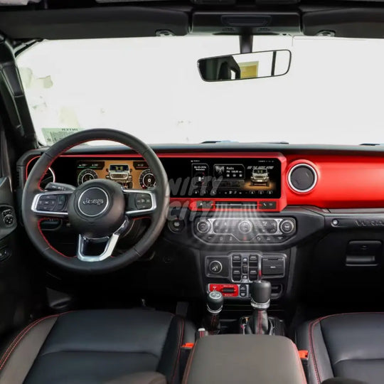 Jeep Wrangler 2018-2023 Digital Instrument Cluster Dash Upgrade Long Qled Screen