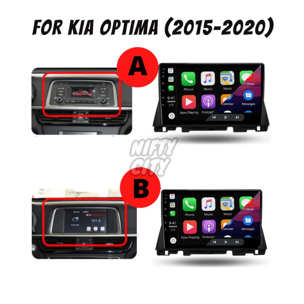 Kia Optima 2010-2020 Apple CarPlay & Android Auto Integration - Nifty City