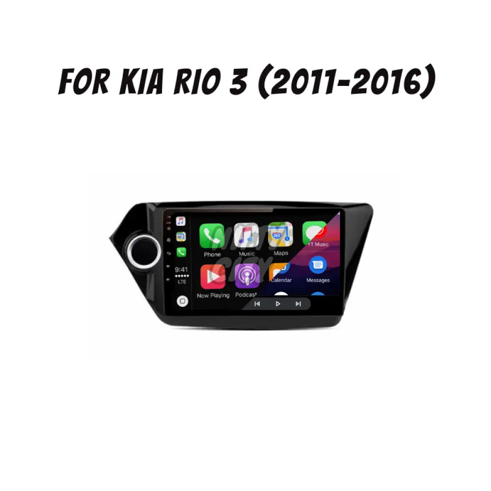 Kia Rio 3 4 2011-2021 Apple CarPlay & Android Auto Integration - Nifty City