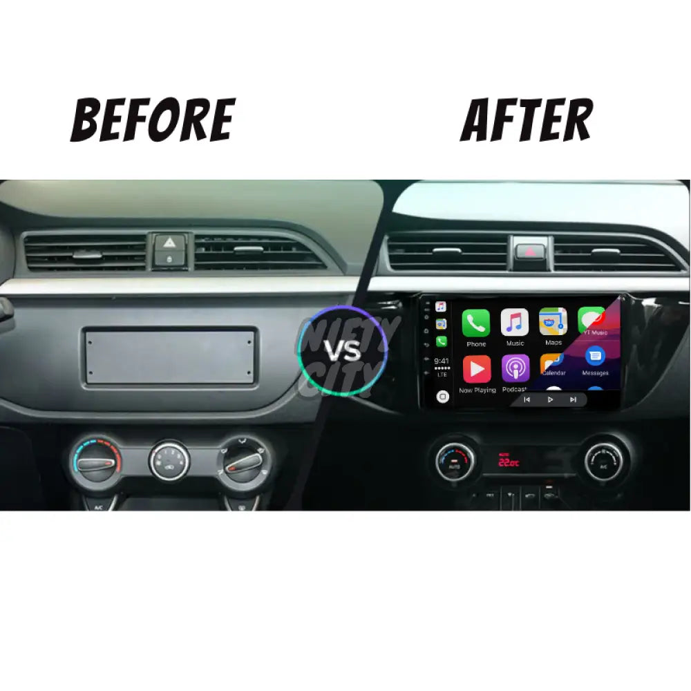 Kia Rio 3 4 2011-2021 Apple CarPlay & Android Auto Integration - Nifty City