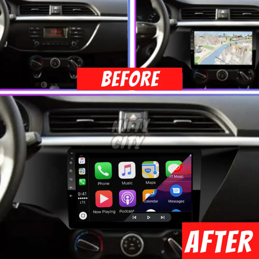 Kia Rio 3 4 2011-2021 Apple CarPlay & Android Auto Integration - Nifty City