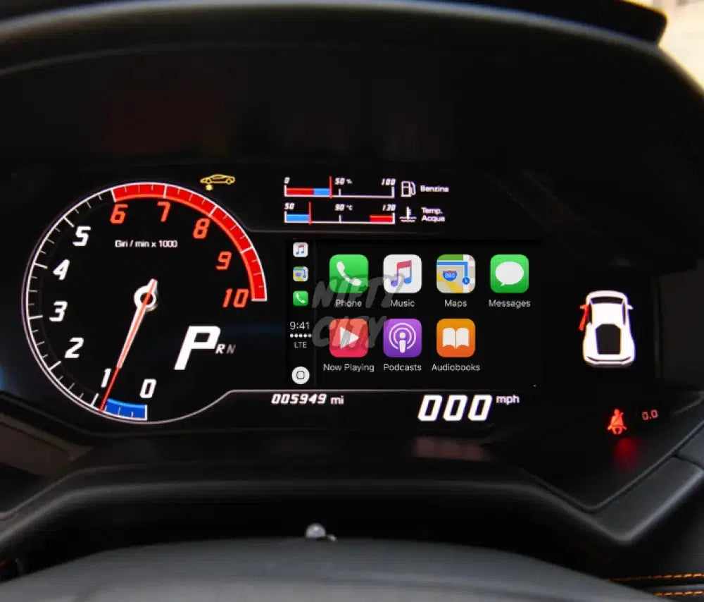 Lamborghini Huracan 2014-2020 Apple CarPlay & Android Auto Integration - Nifty City