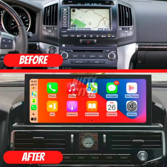 LandCruiser 2008-2015 Apple CarPlay & Android Auto Ultra-Wide Screen 13.3" - Nifty City