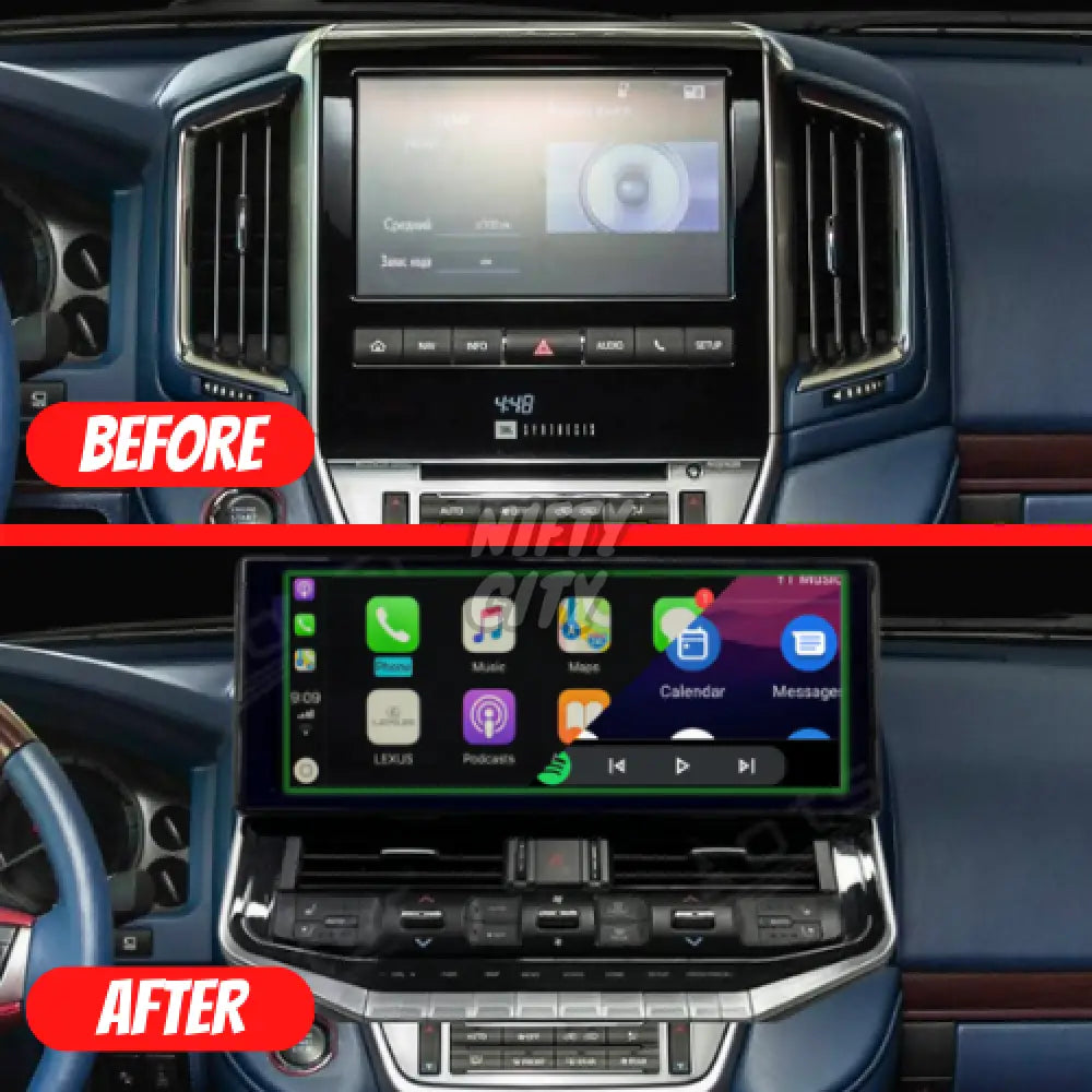 LandCruiser LC200 2014-2021 Apple CarPlay & Android Auto Ultra-Wide Screen 16.3" - Nifty City