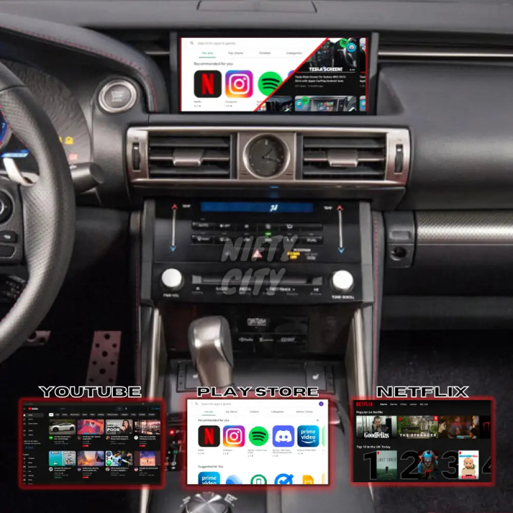 Lexus IS 2013-2020 Apple CarPlay & Android Auto (Advanced) - Nifty City