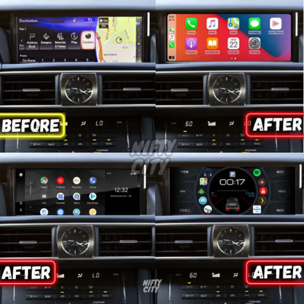Lexus IS 2013-2020 Apple CarPlay & Android Auto OEM Integration - Nifty City