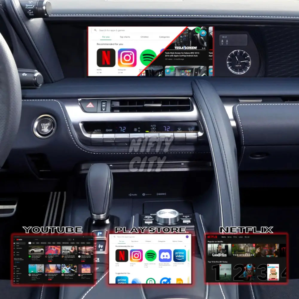 Lexus LC 500 - 2017-2020 Apple CarPlay & Android Auto (Advanced) - Nifty City